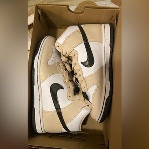 Nike woman  Tan and White Sneakers